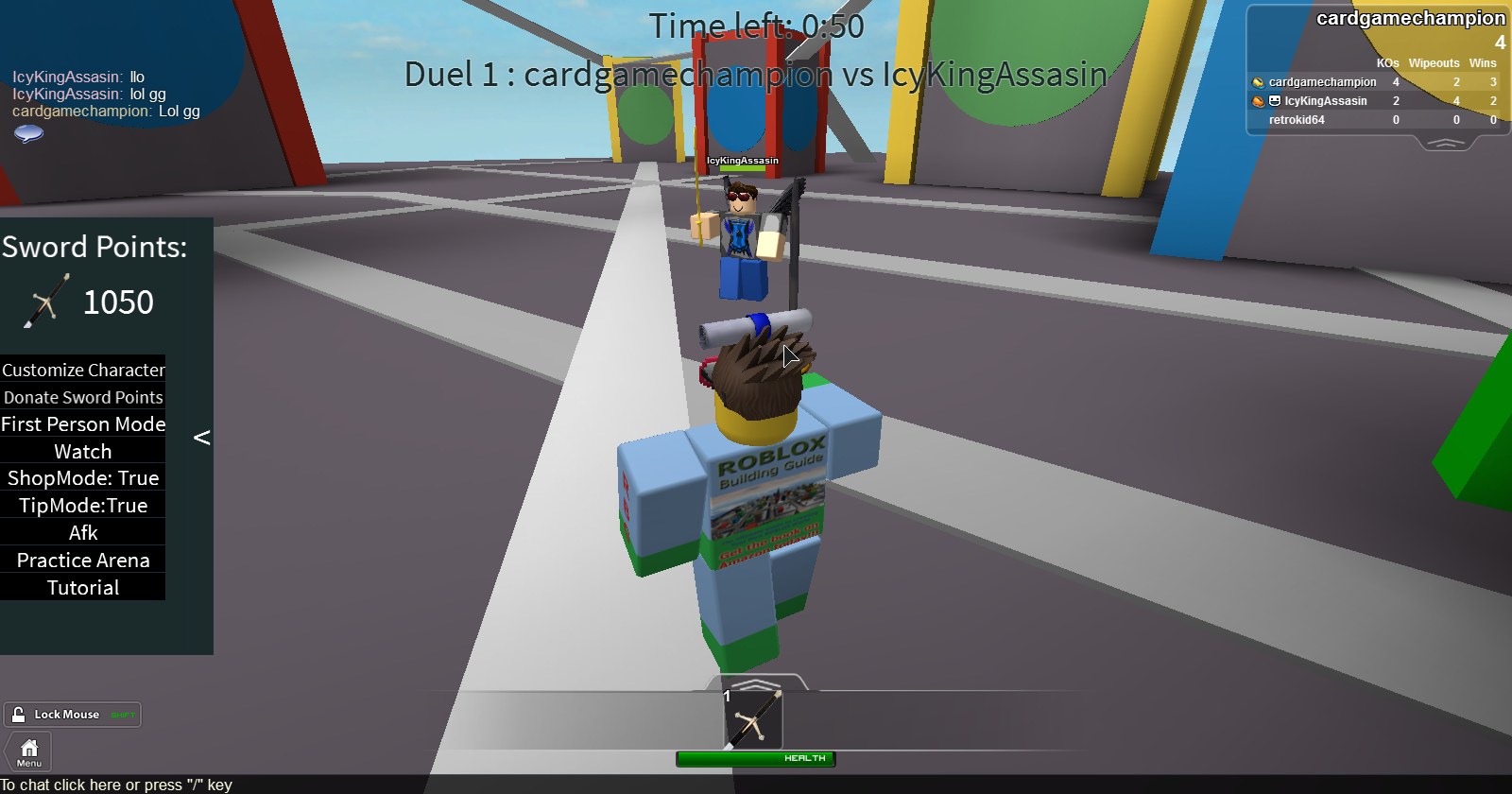 Roblox How To Win Sword Fights